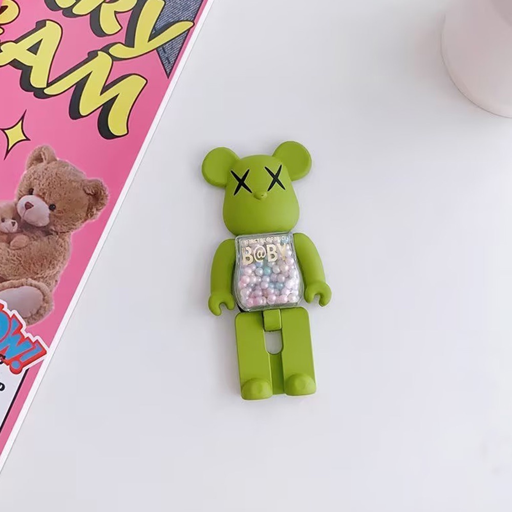 Thời Trang Giá Đỡ Điện Thoại Màu Kẹo Hình Gấu kaws Dễ Thương
