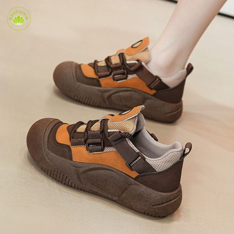 Bashamm Giày Thể Thao mary jane Đế Mềm Siêu Nhẹ Thời Trang Mùa Thu 2023 Cho Nữ