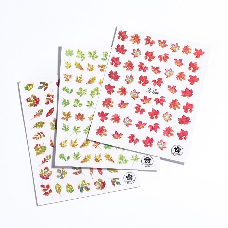 Miếng Dán Móng Tay 3d Hình Hoa Tuyết Tuần Lộc Giáng Sinh Phong Cách Mới