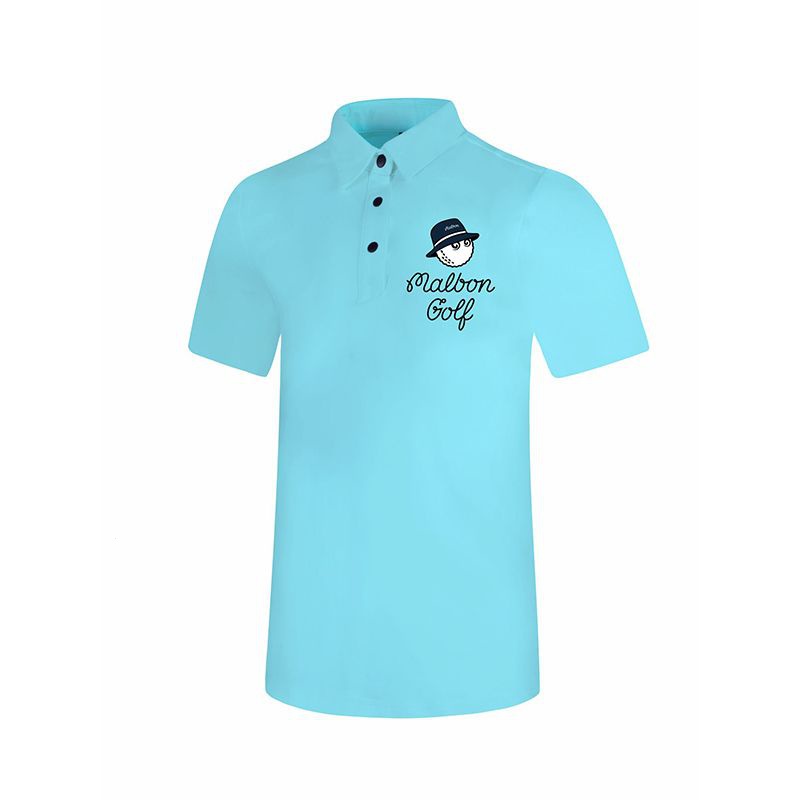 Malbon Áo Thun polo Thể Thao Tay Ngắn Nhanh Khô Thoáng Khí Thời Trang Mùa Hè Cho Nam
