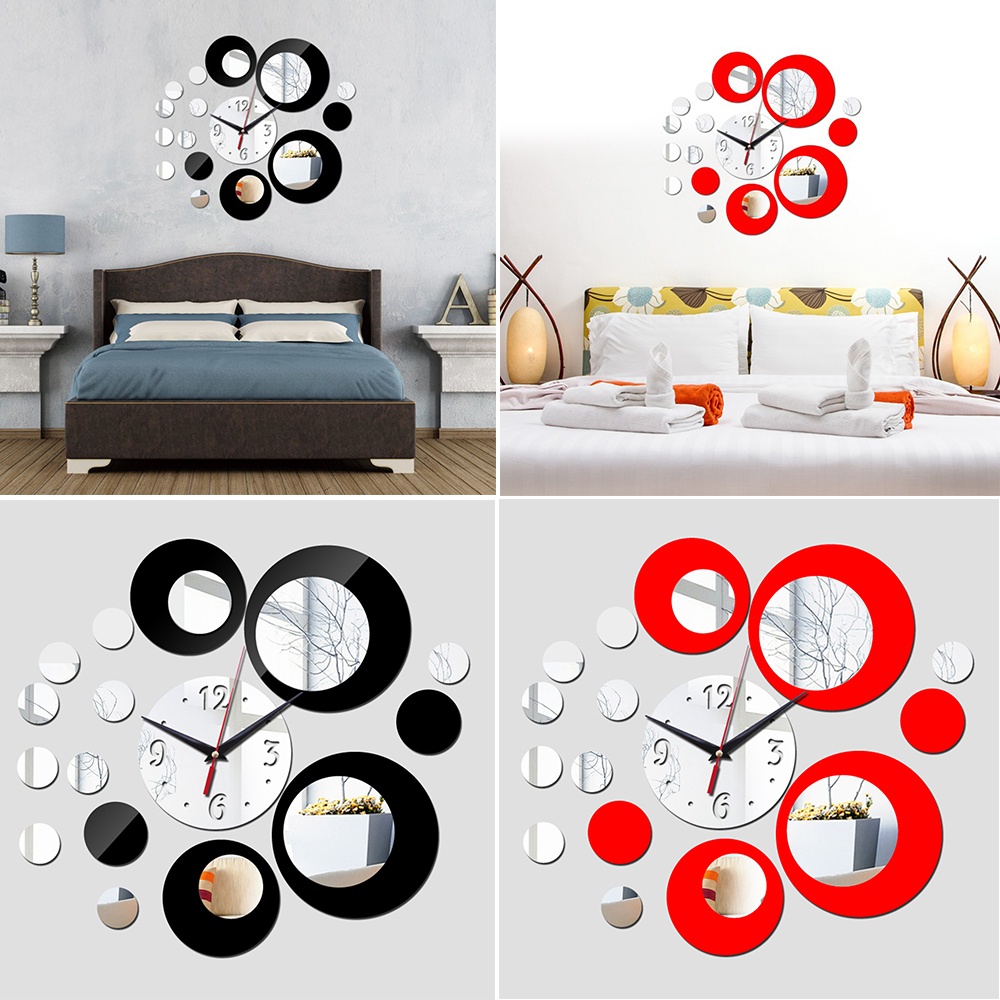 Mới Đồng Hồ Treo Tường Hình Hoa Lớn Sáng Tạo Trang Trí Nhà Cửa