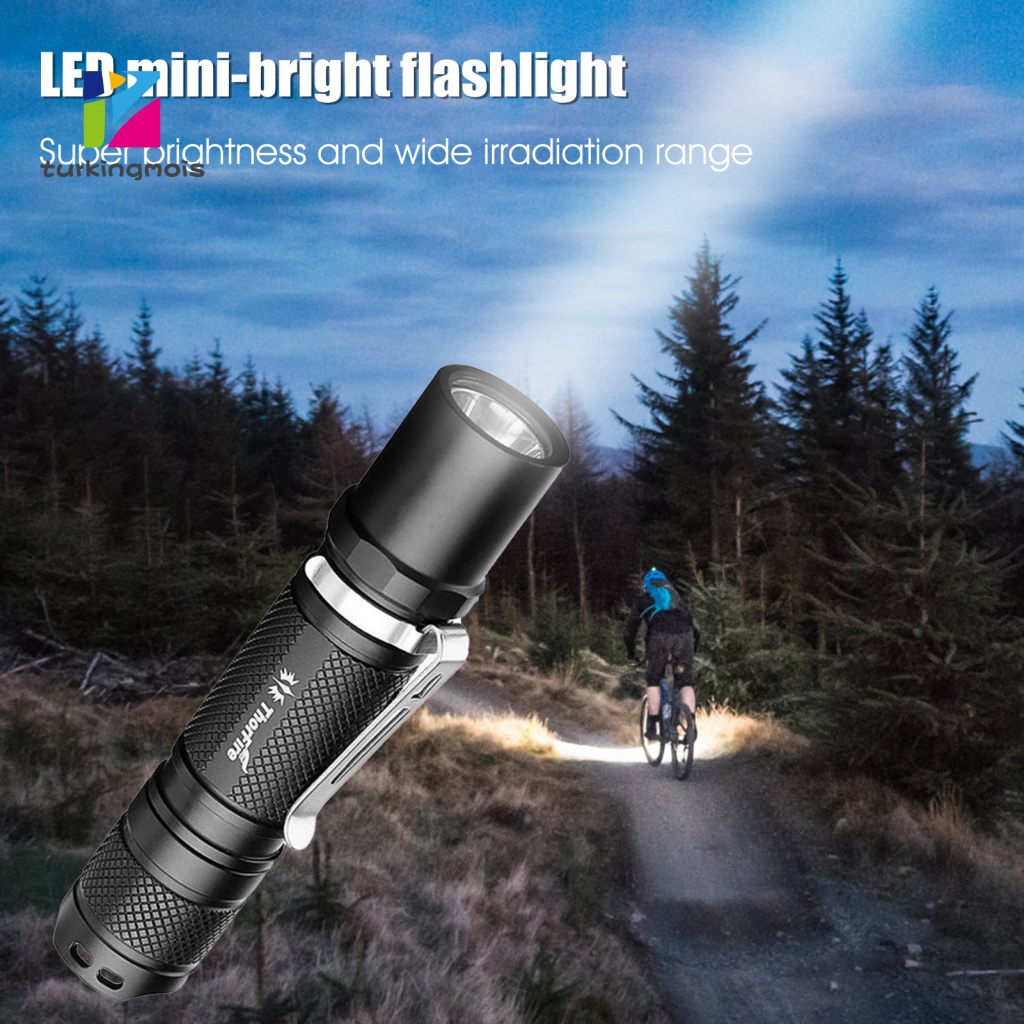 1 Bộ Đèn Pin led Bằng Hợp Kim Nhôm Độ Sáng Cao Chống Thấm Nước Đa Năng Tiện Dụng Mang Theo Du Lịch / Cắm Trại