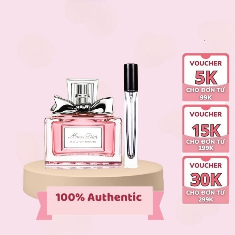 👉 Nước hoa nữ MISS DIOR ABSOLUTELY BLOOMING dung tích 10ml