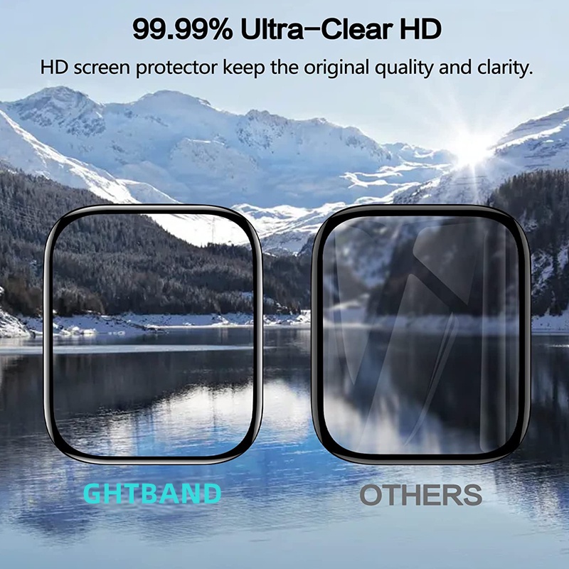 Miếng Dán Bảo Vệ Màn Hình Cong 3d Cho apple watch 44mm 45mm 40mm 41mm 42mm 38mm iwatch series 8 7 se 6 5 4 9 ultra 49mm