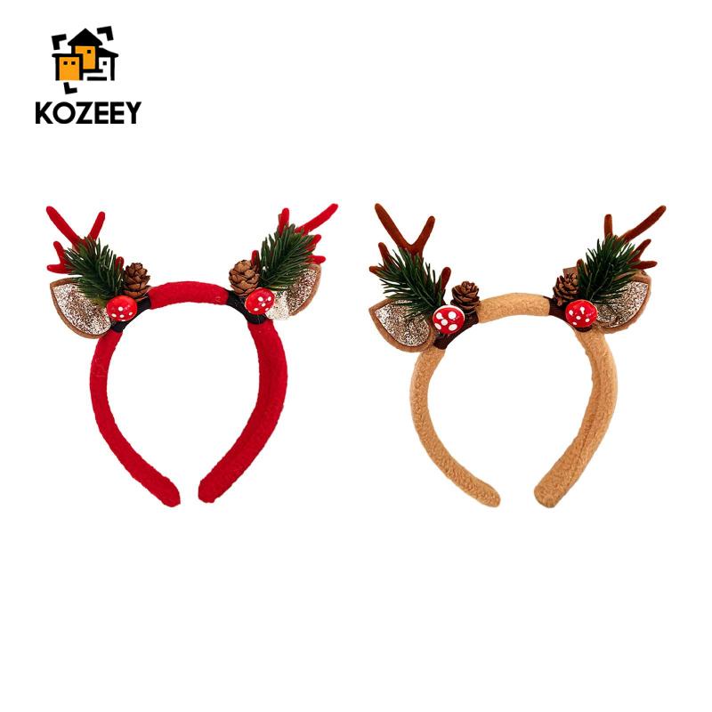 Băng Đô Cài Tóc Hình Sừng Hươu Giáng Sinh