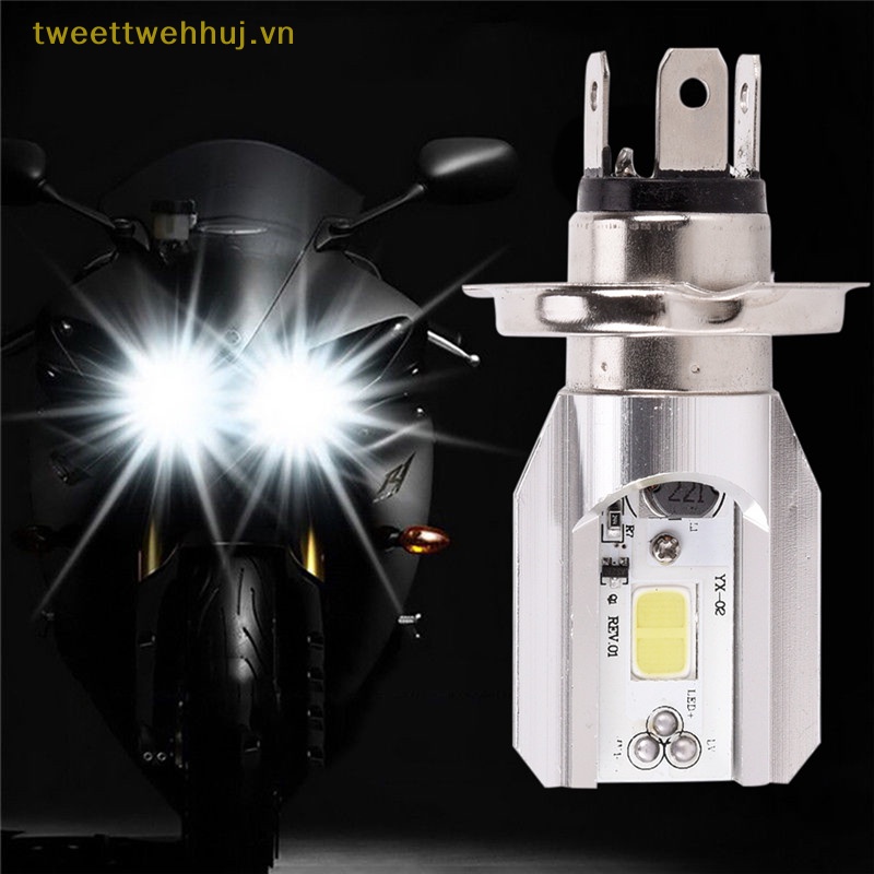Tweehuj Bóng Đèn Pha led Siêu Sáng 1x h4 ba20d dc 12v vn Cho Xe Mô Tô