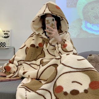 Áo Choàng Ngủ Vải Nhung Siêu Dày Thời Trang Mùa Đông Cho Cặp Đôi