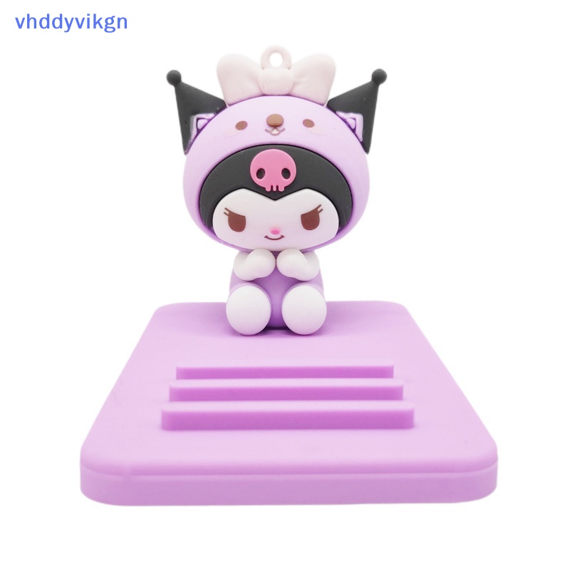 Vhdd sanrio anime hello kitty Giá Đỡ Điện Thoại Để Bàn Trang Trí Nội Thất Mô Hình kawaii kuromi cinnamoroll melody purin Màu Xanh Dương vn