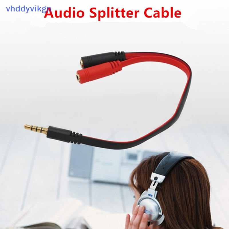 Cáp Chia Âm Thanh jack 3.5mm aux 1 male Sang 2 female 3.5 female vn