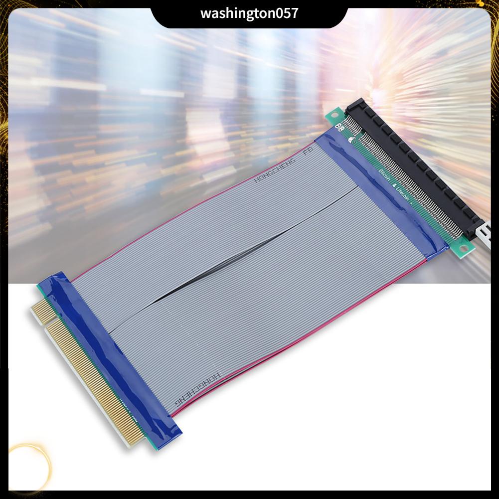 Washington057 19CM PCI-E Riser Card Extender 16X Soft Flat Extension Cable