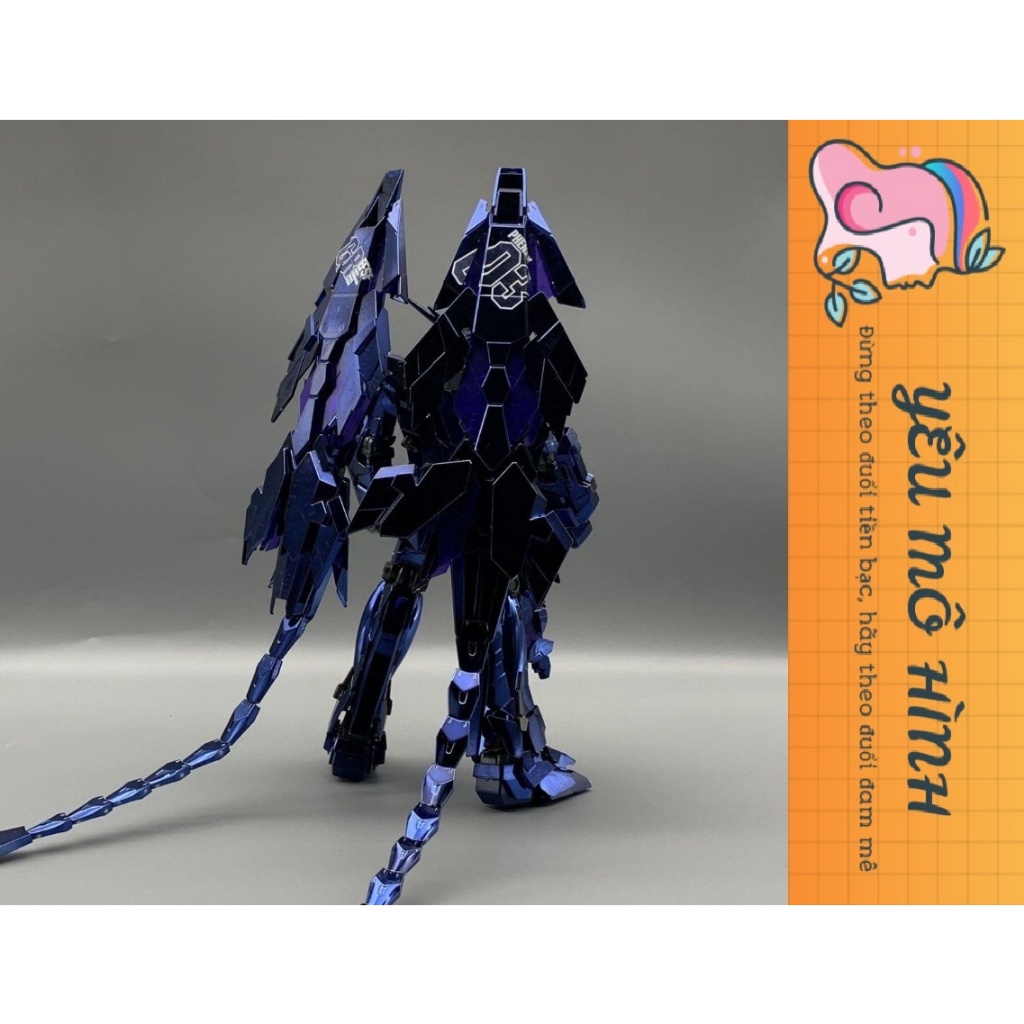 Gundam MG Unicorn Phenex Narrative Black Ver. + MG Phenex Shield Tails Parts Tặng kèm Decal nườcTặng ô