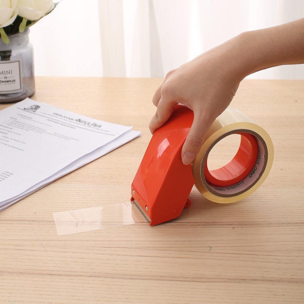 Dao Cắt Băng Dính Đóng Gói Đơn Hàng Deli - Chất Liệu Cao Cấp Siêu Bền, Có Thể Cắt Cuộn Tối Đa Kích Thước 48MM×150Y HCM