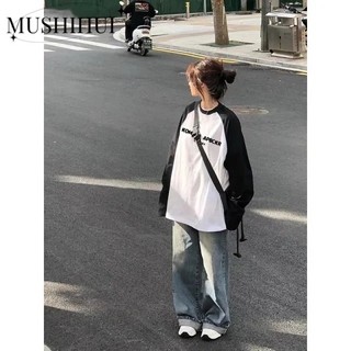 MUSHIHUI áo phông áo thun nữ croptop baby tee Thể thao Comfortable Cute Fashion WTX23934KU 44Z231104