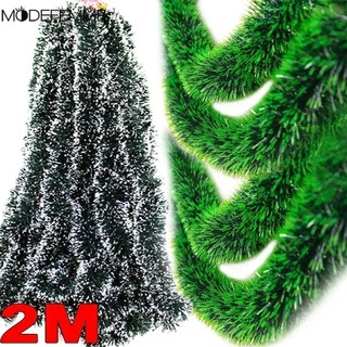 Vòng hoa ruy băng 200cm trang trí cây thông giáng sinh / tiệc cưới