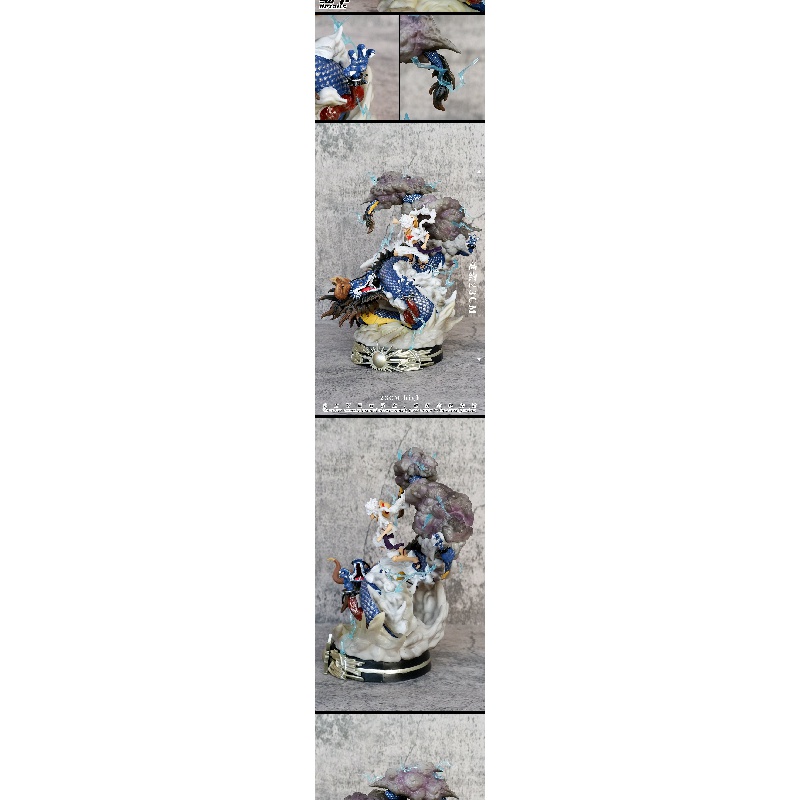 Mô Hình Nhân Vật luffy Trong Phim Hoạt Hình one piece 5th gear nika trumpet vs kaido 5th 1k8k