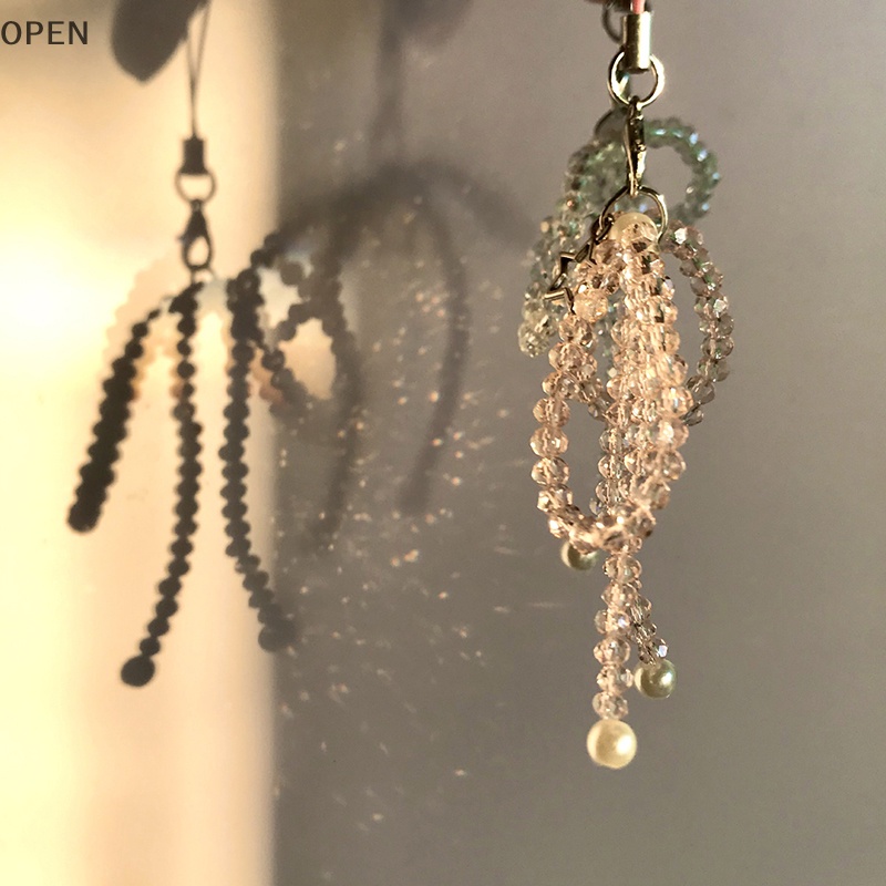 Op Dây Đeo Điện Thoại Xỏ Hạt Pha Lê Hình Nơ Ngọt Ngào Cho y2k Esthetic vn