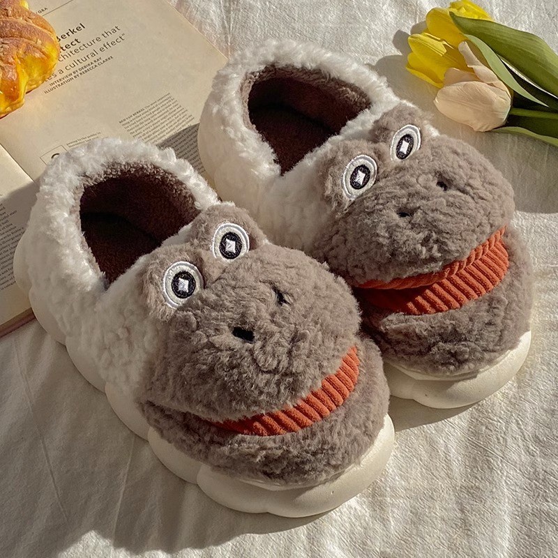 🔥Có Hàng Sẵn🔥Dép Bông Đi Trong Nhà Chống Trượt Dễ Thương Cho Cặp Đôi