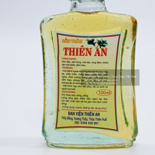 Dầu tràm thiên an huế 40ml 100ml - sản phẩm chính gốc do các thầy trong đan viện thiên an tự sản xuất ns005