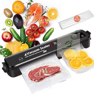 Máy Hút Chân Không Thực Phẩm Mini - Tặng 10 túi hút chân không, Vacuum Sealer mini cao cấp  - Tổng kho DAIKIN