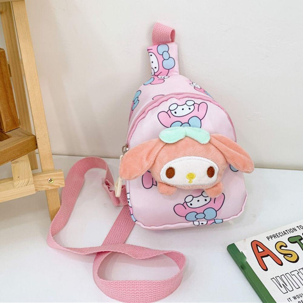 Shanhai kuromi Túi Đeo Chéo Hình Mèo Hoạt Hình Dễ Thương