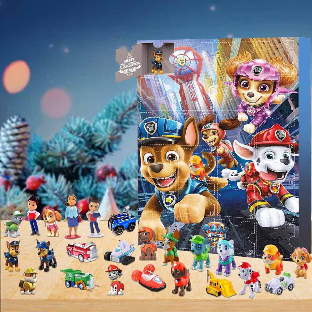 2023 Christmas Advent Calendar PAW Patrol Figures Toys 24 Days Countdown Gifts