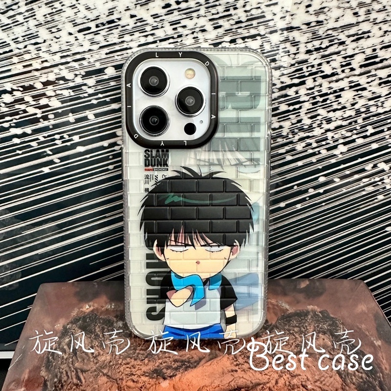 Ốp Điện Thoại Họa Tiết Viên Gạch Hoạt Hình Cho iphone 15 14 13 12 11 pro max