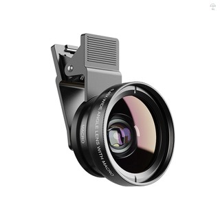 Set ống kính ANENG APEXEL APL-0.45WM góc 0.45X & 12.5X HD kèm kẹp lens cho iPhone Samsung Huawei Xiaomi