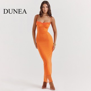 DUNEA Đầm Ren Trễ Vai Quyến Rũ Dành Cho Nữ