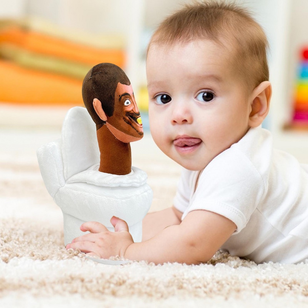 Đồ Chơi toilet Nhồi Bông Mềm Mại Khử Mùi Thiết Kế Vui Nhộn Đa Năng Cho Ngày Sinh Nhật, Giáng Sinh Và halloween