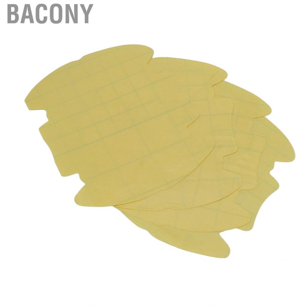 Bacony 4PCS Car Door Bowl Protective Film Transparent Scratch Resistant Adhesive TPU Exterior Accessory