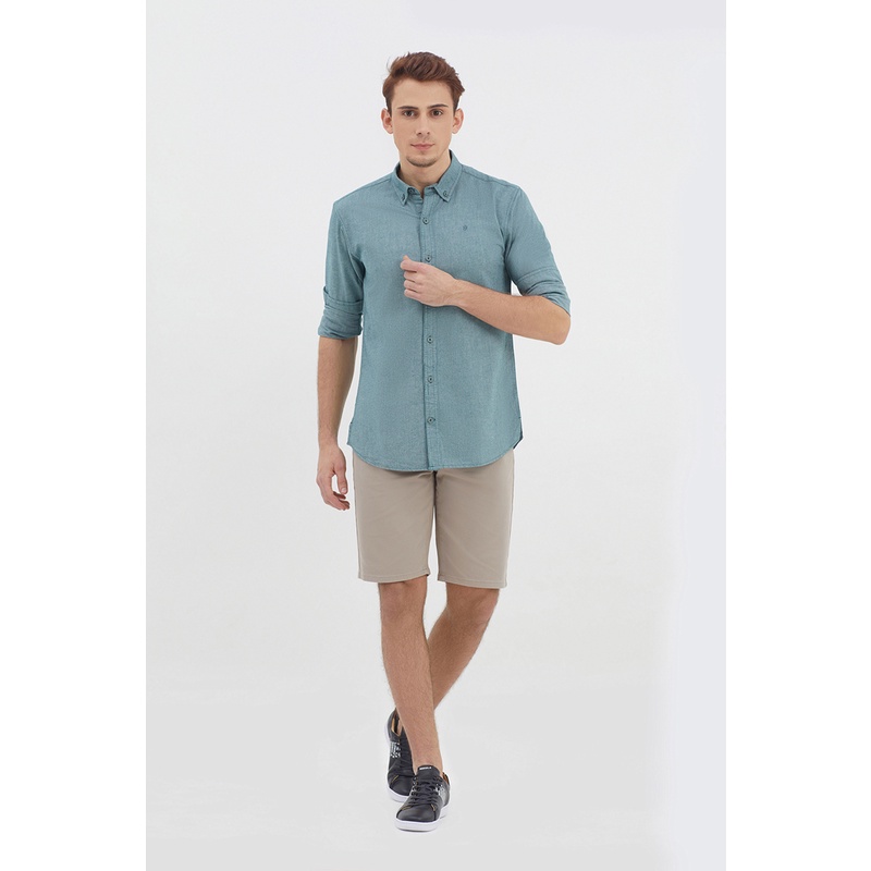 Áo sơ mi nam tay dài button down , thời thượng, lịch lãm, chỉn chu John Henry - WS21SS58P-LC
