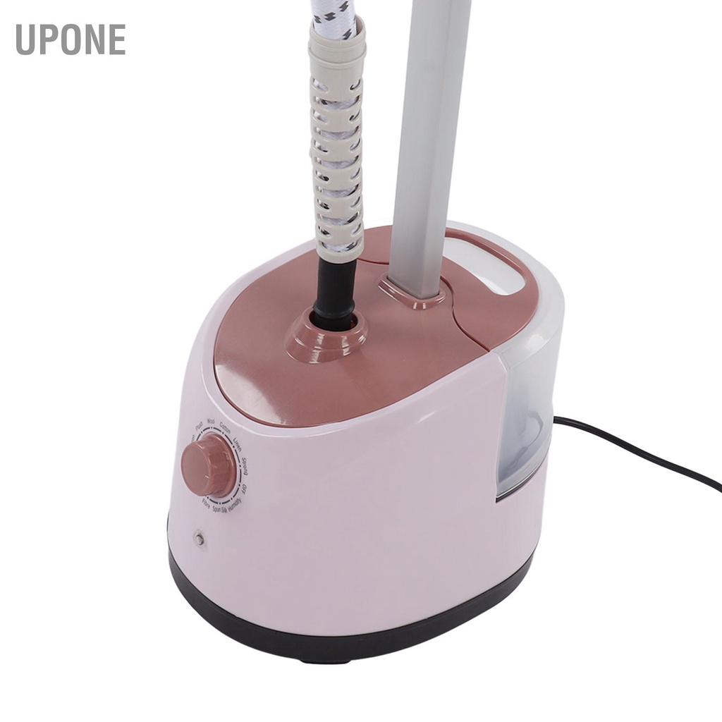 UPONE Bàn ủi hơi nước đứng vải có móc treo màu hồng 2000W EU Plug 220V may mặc mạnh mẽ cho gia đình