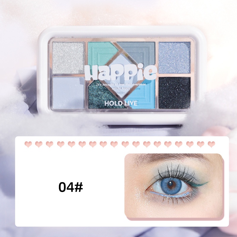 Bảng Phấn Mắt Hold Live 9 Ô Happie lấp lánh YR