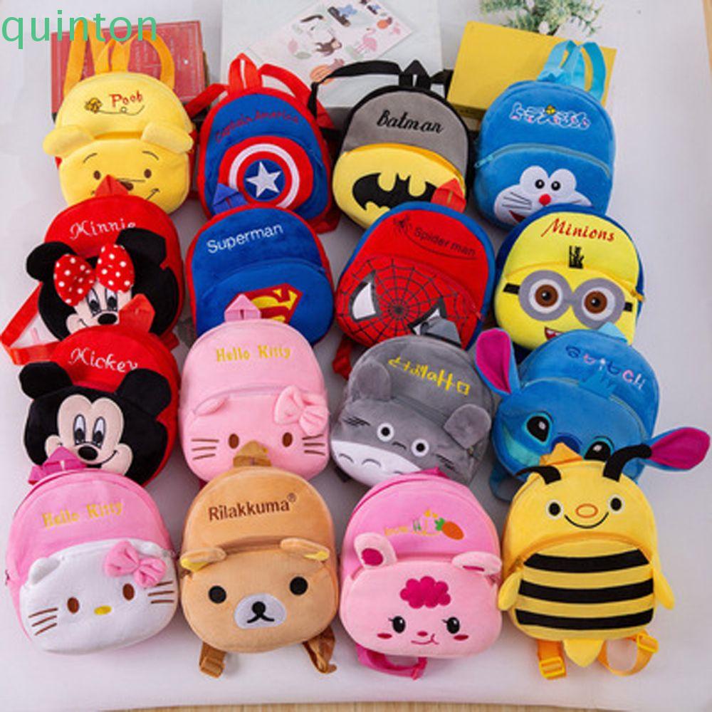 Shanhai Ba Lô Đi Học Họa Tiết Hoạt Hình Gấu pooh / minnie / Chuột mickey Cho Bé