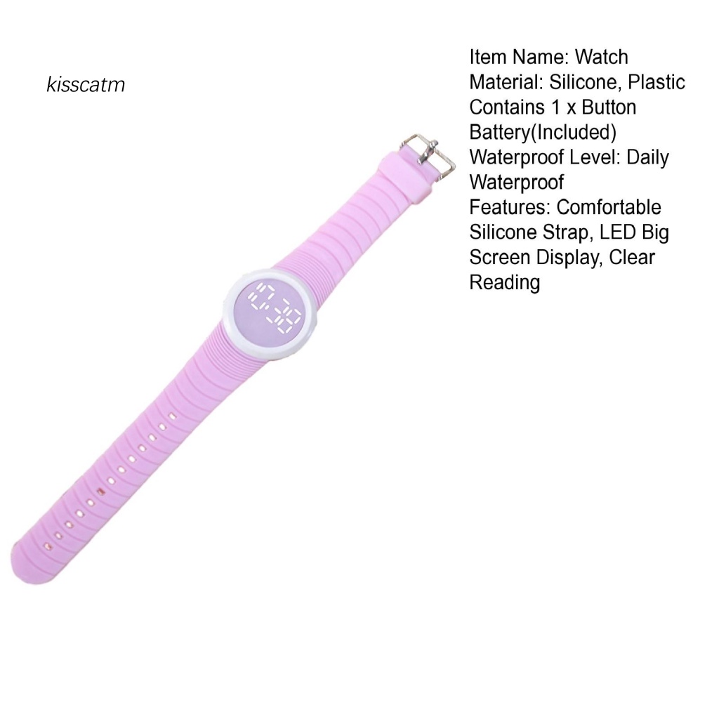 Hot Đồng Hồ Đeo Tay silicone Thoải Mái Thời Gian Chính Xác Với Màn Hình led Hiển Thị Chính Xác Cho Người Mua Sắm Đông Nam