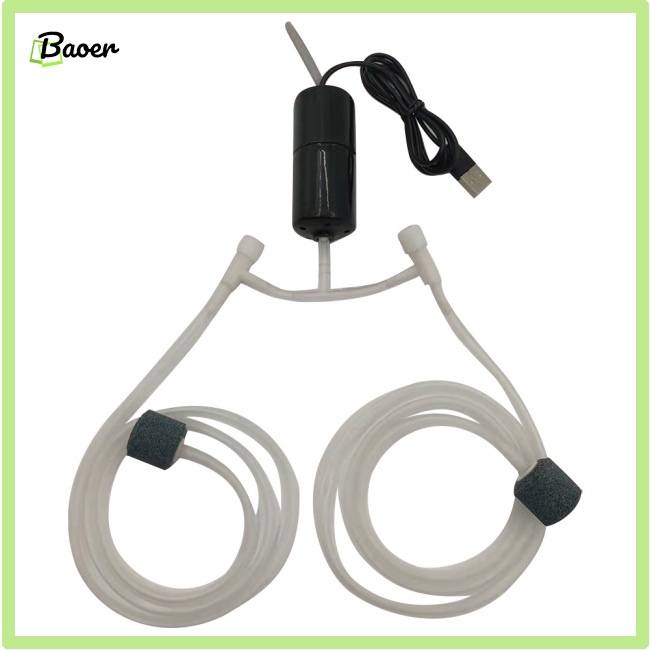 Máy Bơm Oxy mini 100% Chính Hãng Sạc usb Không Gây Tiếng Ồn Cho Bể Cá