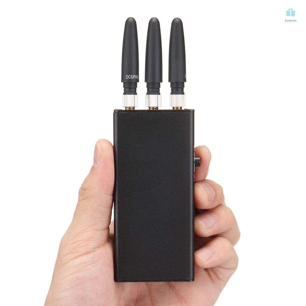 Three-channel Positioning Signal Interceptor Portable Car GPS Jammer