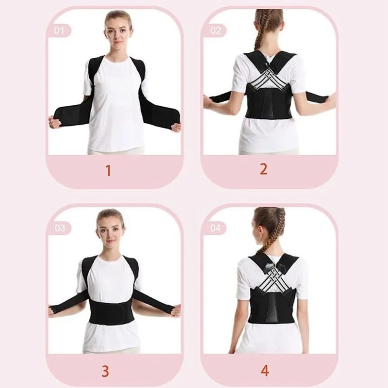 Đai Lưng Chỉnh Sửa Tư Thế Ngồi Đúng Cách Chống Gù Cho Người Lớn