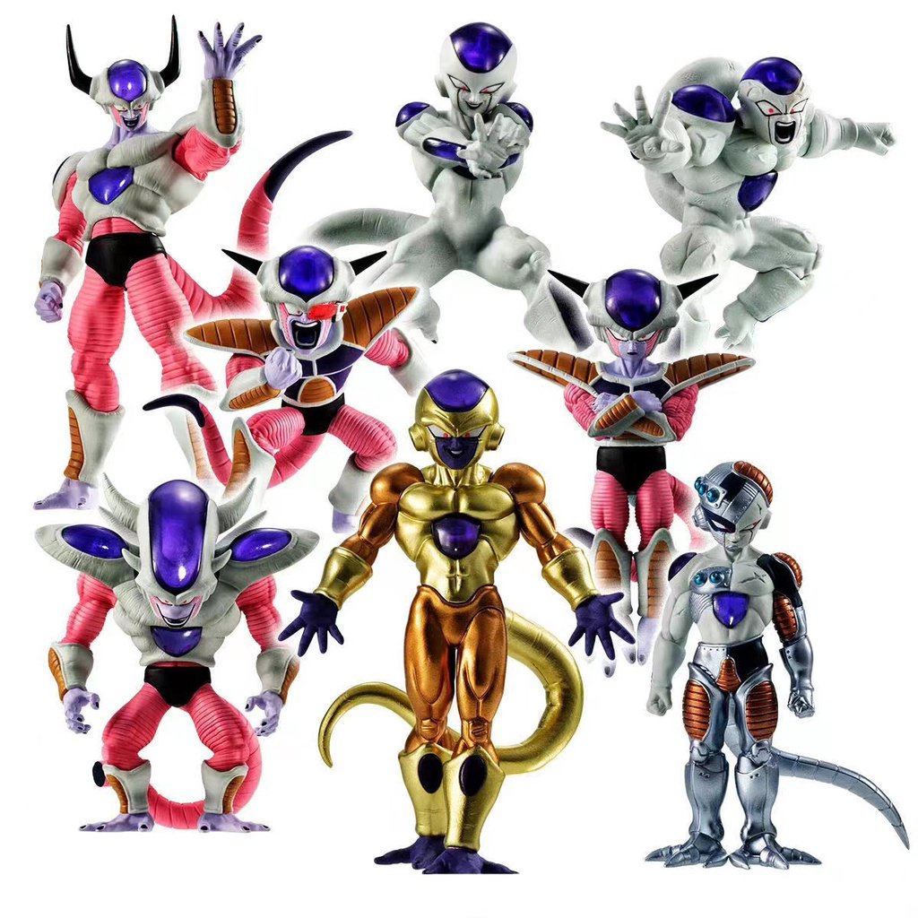 Bộ mô hình Frieza HG all form tất cả hình dáng của Frize Dragonball figure Freeza perfect mô hình mecha gold Set 8 Mô Hình Nhân Vật Phim Hoạt Hình dragon ball