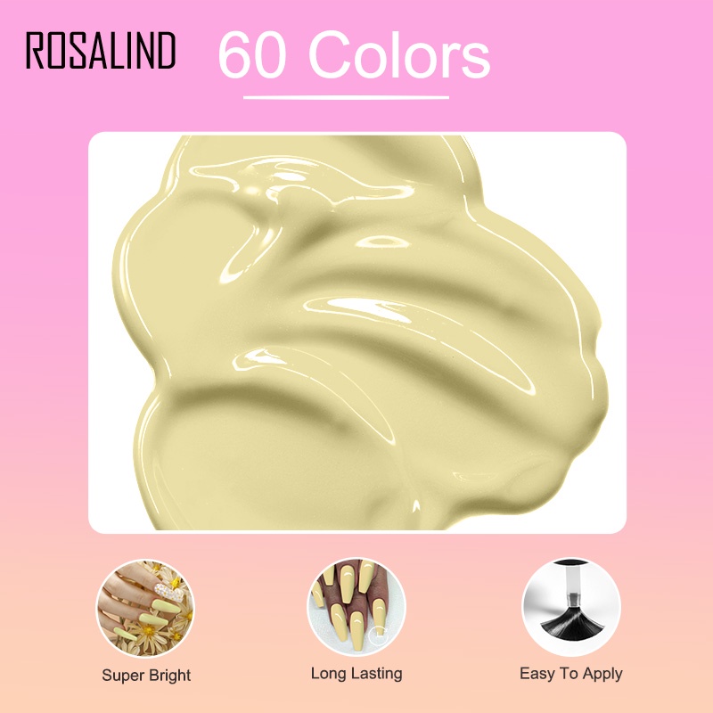 Rosalind Sơn Móng Tay gel uv Lấp Lánh Lâu Trôi