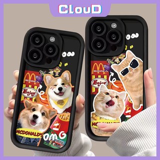Dễ Thương Ốp Điện Thoại Họa Tiết Chó corgi Cho iphone 7plus 11 15 14 13 12 pro max 8 6 7 15 6s plus xr x xs max se 2020