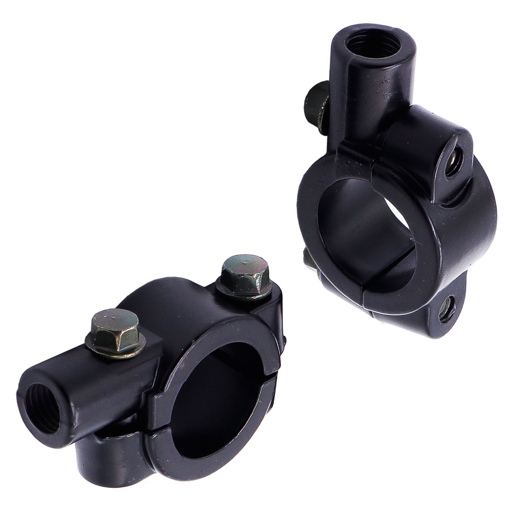 1 Bộ Giá Đỡ Gương Chiếu Hậu Bằng Nhôm Kích Thước 8mm 10mm Chuyên Dụng Cho Xe Máy / scooter atv