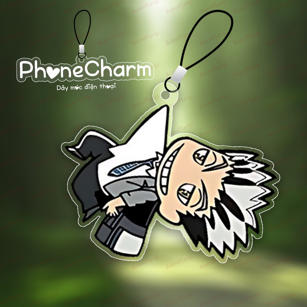 Móc khóa Móc Treo điện thoại Haikyuu!! Vua bóng chuyền ver cry bóng in hình anime chibi