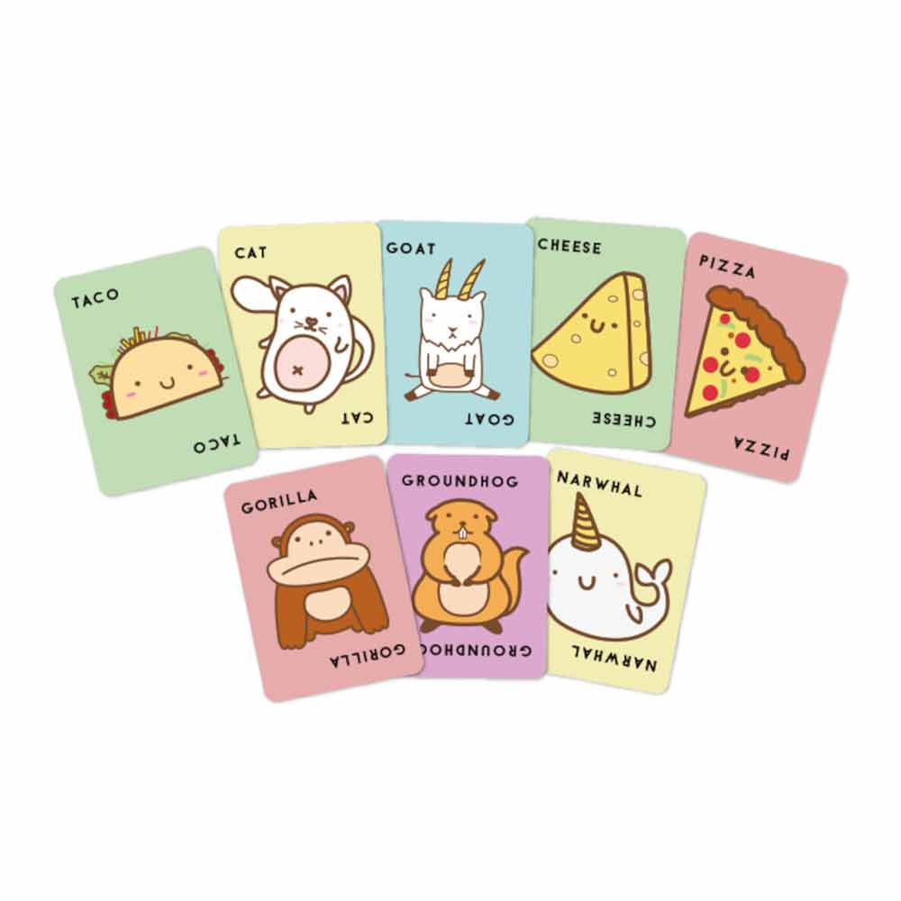 Taco Cat Goat Cheese Pizza Game Card