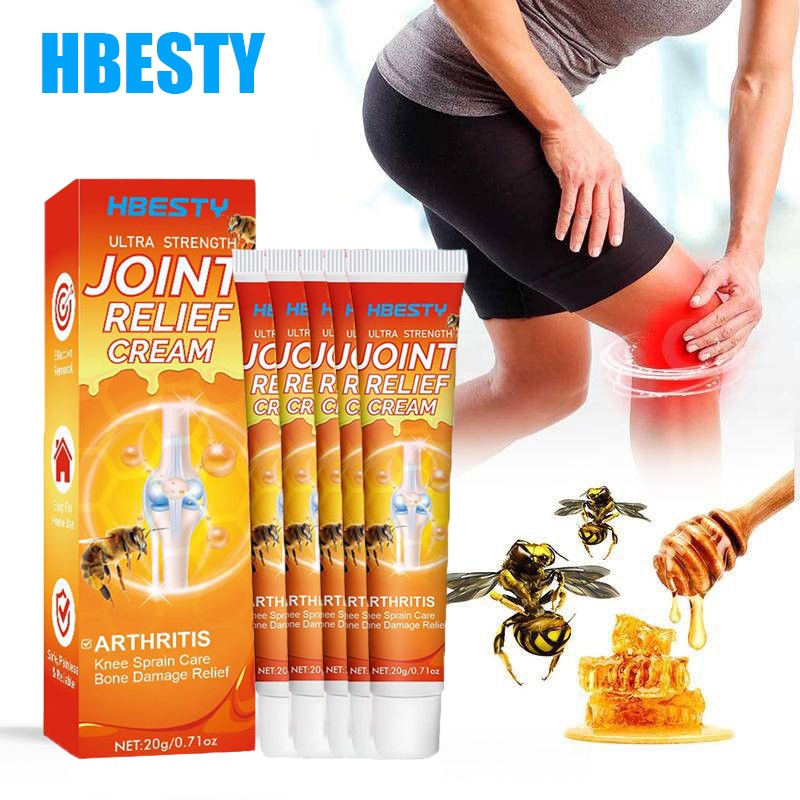 [COD] Hbesty 20g Nọc Ong Giảm đau Khớp đầu Gối Khó Chịu Kem Bôi Chất độc Ong Bôi Lên đầu Gối Gel Chăm Sóc Cơ Bắp Vai
