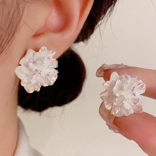 Bông tai hoa xà cừ sang chảnh , khuyên tai phong cách hàn quốc
