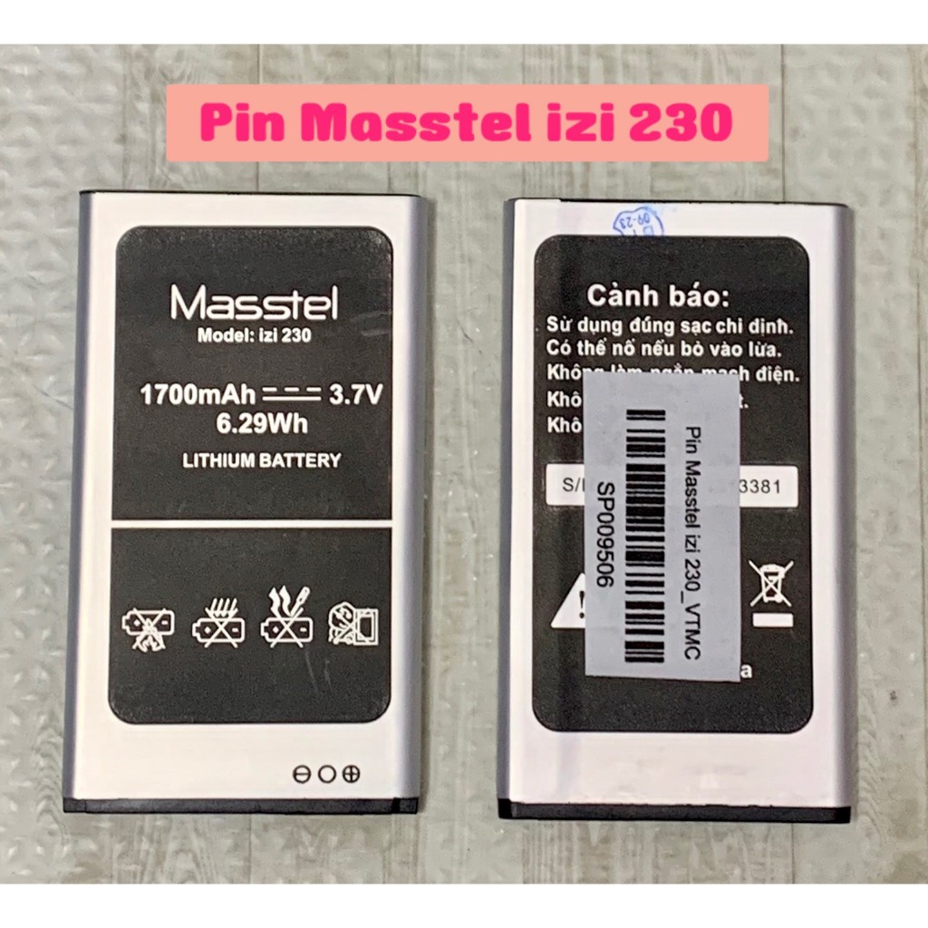 Pin iZi 230 Masstel