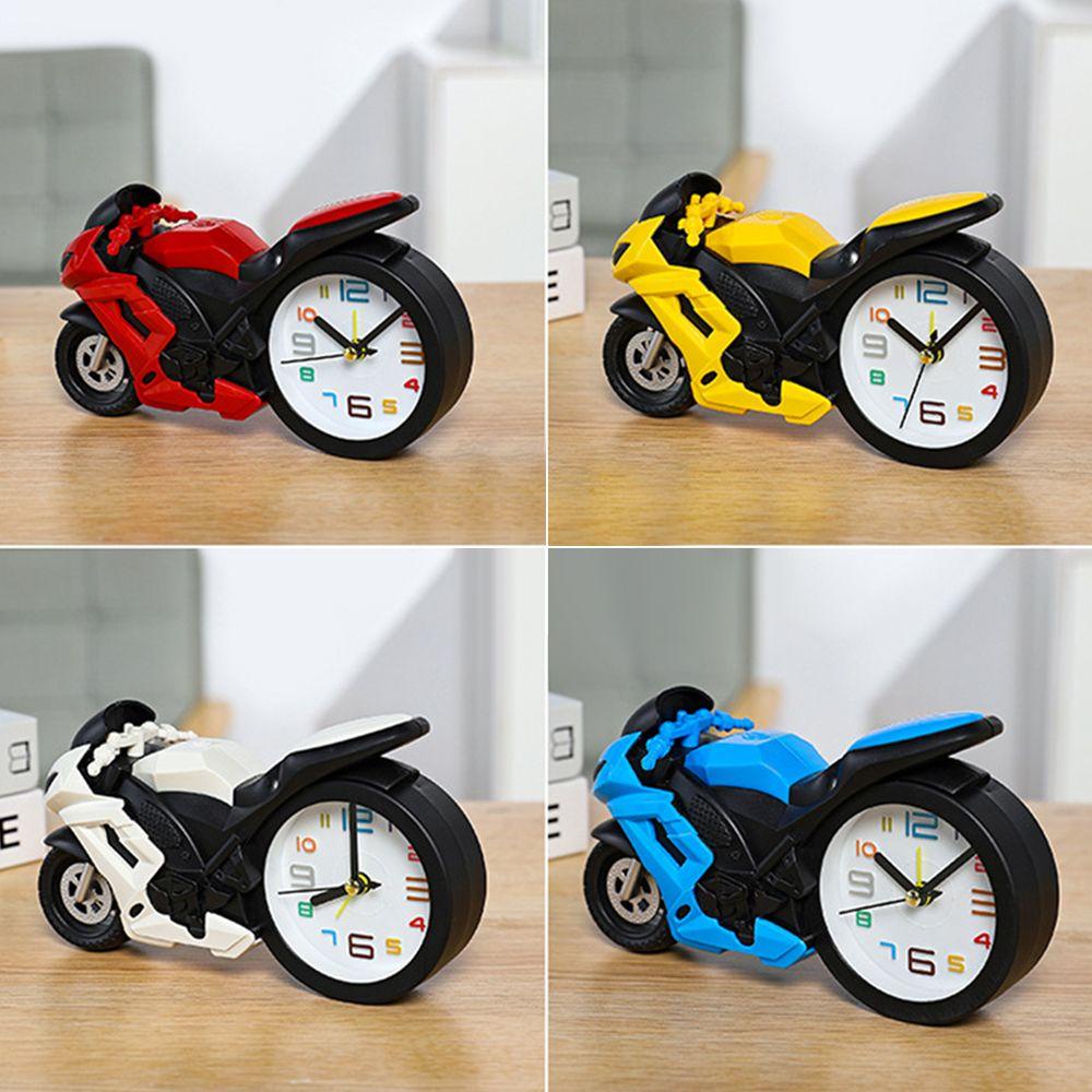 Đồng Hồ Báo Thức Để Bàn Hình Xe Mô Tô Cho Bé