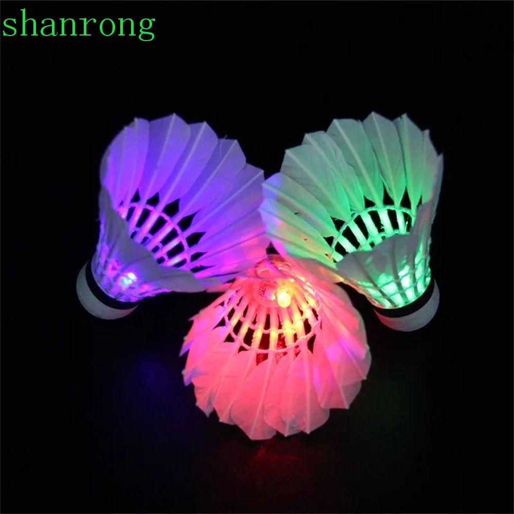 Shanrong Trái Cầu Lông Có Đèn led Phát Sáng Ban Đêm Chất Lượng Cao