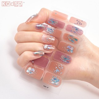 < Kqdsp > Miếng Dán Móng Tay Tự Dính Thời Trang Đẹp Mắt